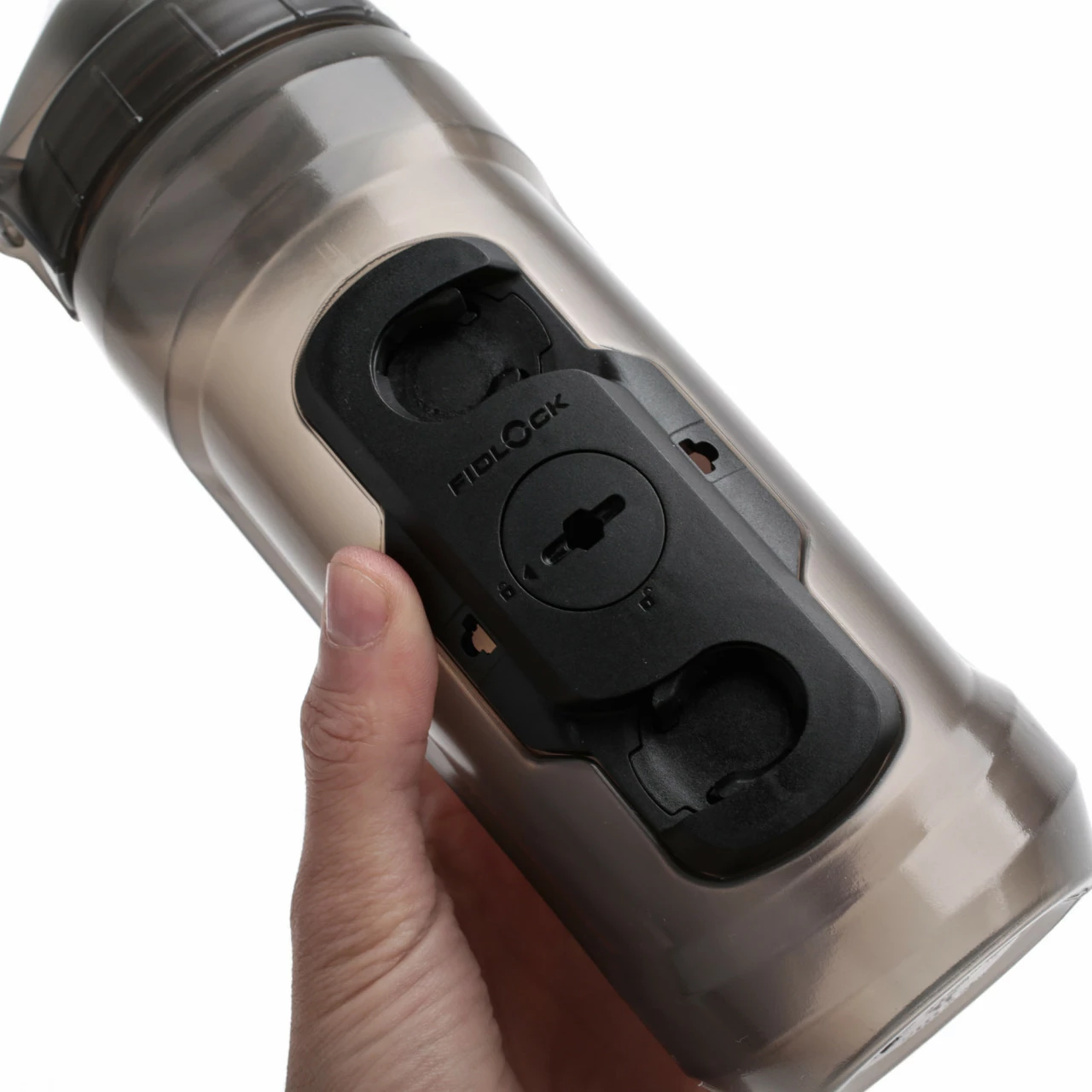 Fidlock TWIST Single Bottle 590 Transparent Black 5 Fidlock TWIST Single Bottle 590 Transparent Black – Bild 3