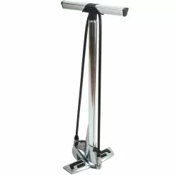 Airace Veloce A (PRO) Standpumpe Alu-Luftpumpe Bis 16,5 Bar (240 PSI) Silber