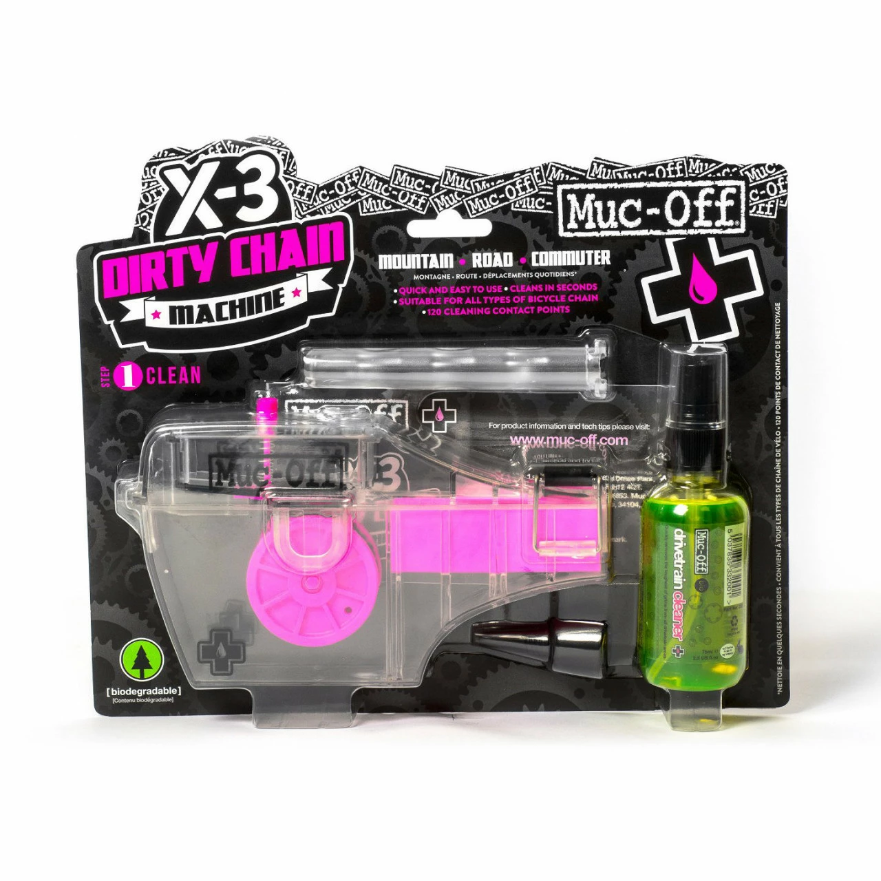 Muc-Off X3 Chain Cleaning Device Kettenreiniger Kettenreinigungsgerät (Filth Remover) 4 Muc-Off X3 Chain Cleaning Device Kettenreiniger Kettenreinigungsgerät (Filth Remover) – Bild 2