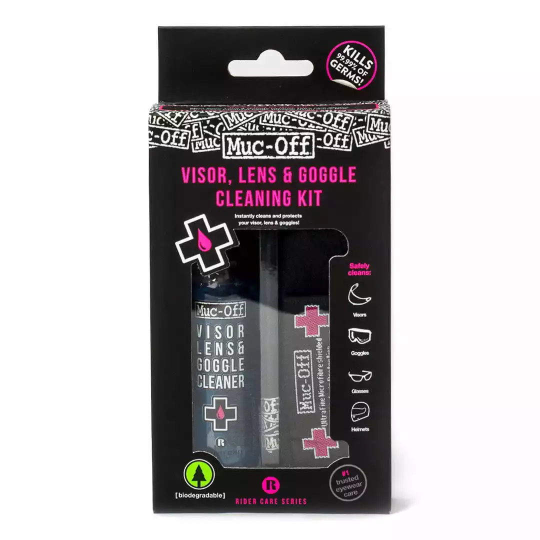 Muc-Off Visor, Lens & Goggle Cleaning Kit 3 Muc-Off Visor, Lens & Goggle Cleaning Kit