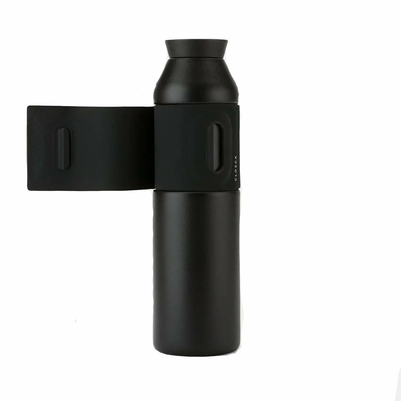 Closca Bottle Wave Trinkflasche 600 Ml - Black Matt (Schwarz) 3 Closca Bottle Wave Trinkflasche 600 Ml - Black Matt (Schwarz) – Bild 2